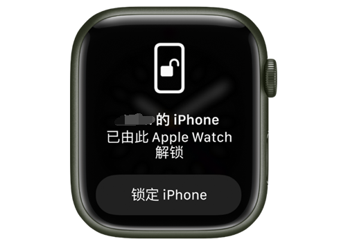 昌江苹果手机维修分享用 AppleWatch 解锁配备面容 ID 的 iPhone方法 